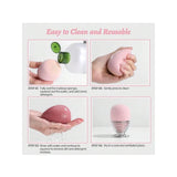 4 Pcs Beauty Egg Makeup Sponge Blenders Beauty Sponges Foundation Applicator Foundation Cosmetic Puffs Beauty tool 5