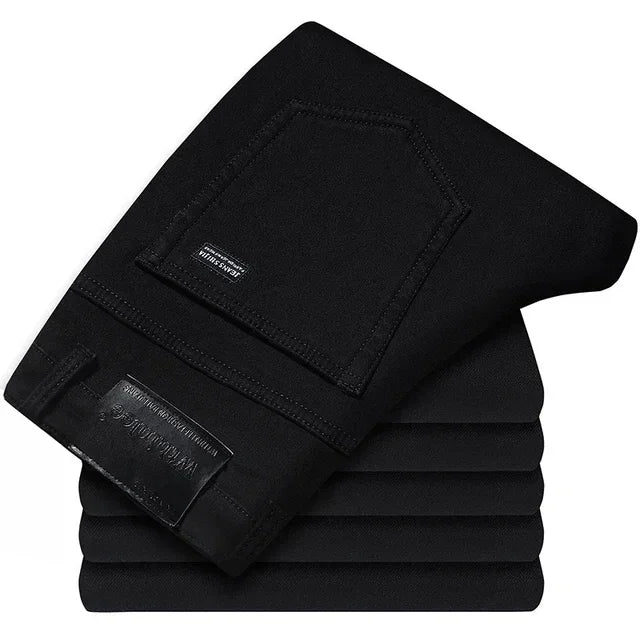 Classic Fit Blue Stretch Denim Jeans