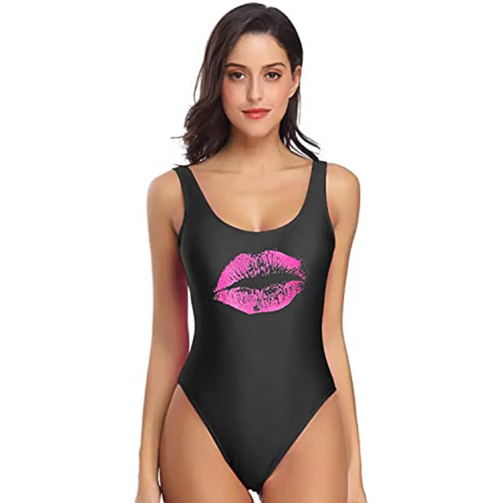 80s 90s Retro High-Cut One-Piece | Vibrant Pink Bodysuit