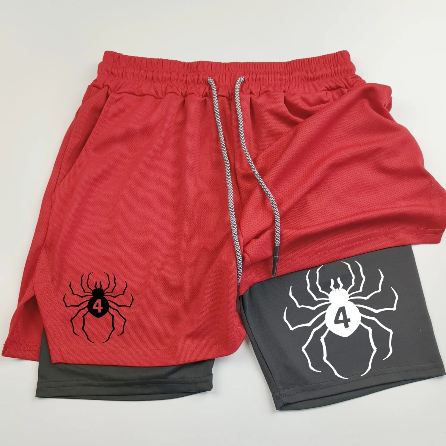 Anime-Hunter-x-Hunter-Performance-Shorts-for-Men-Breathable-Spider-Gym-Shorts-Summer-Sports-Fitness-Workout