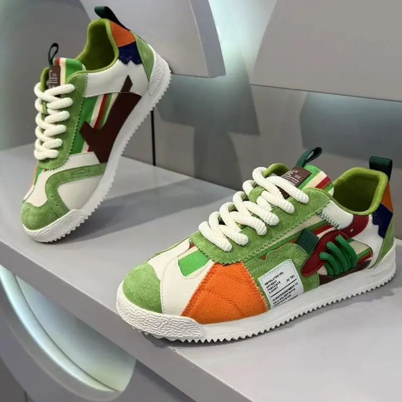 Classic Canvas Men Casual Sport Shoes Fashion Male Breathable Walking Sneakers Lightweight Slip on Men Tennis Shoes Couple Flats