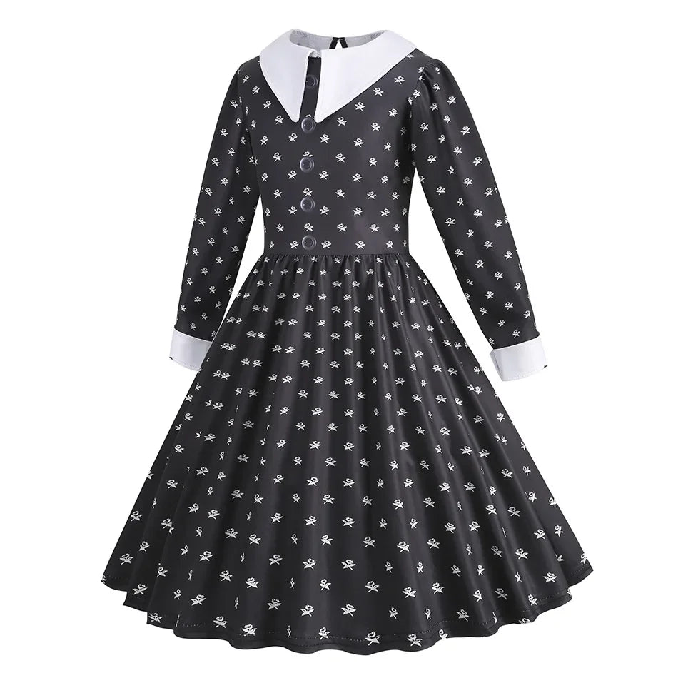 Girls' Gothic Ball Gown Costume