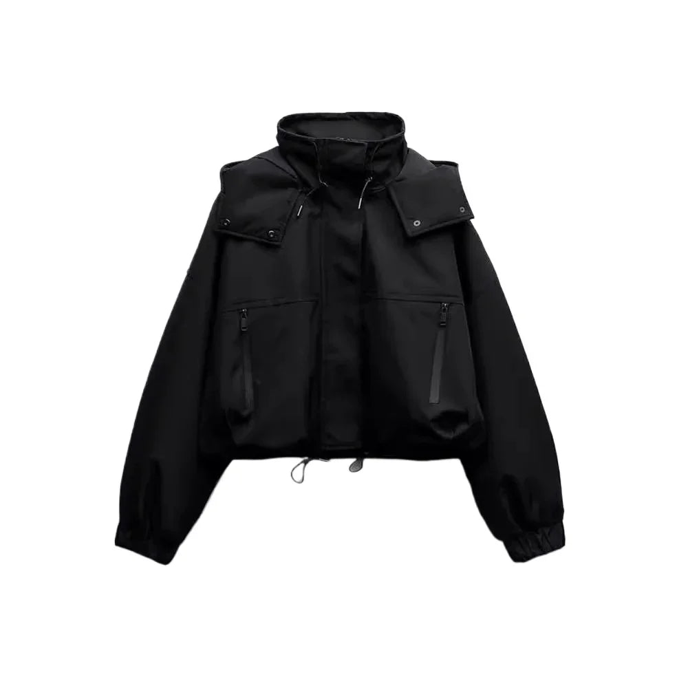 Women’s Classic Hooded Short Jacket
