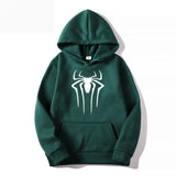 2024Fashion brand Men's Hoodie Casual Hoodie Sweatshirt Men's/Women's top Solid color printed spider hoodie sweatshirt 2