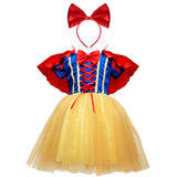 Girls' Halloween Pumpkin Witch Princess Dress