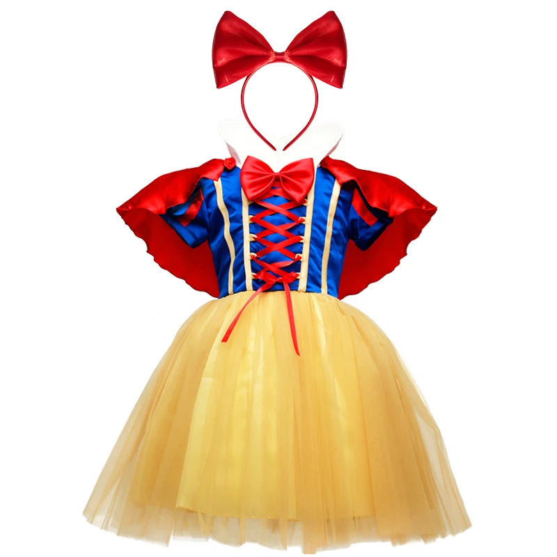 Girls' Halloween Pumpkin Witch Princess Dress
