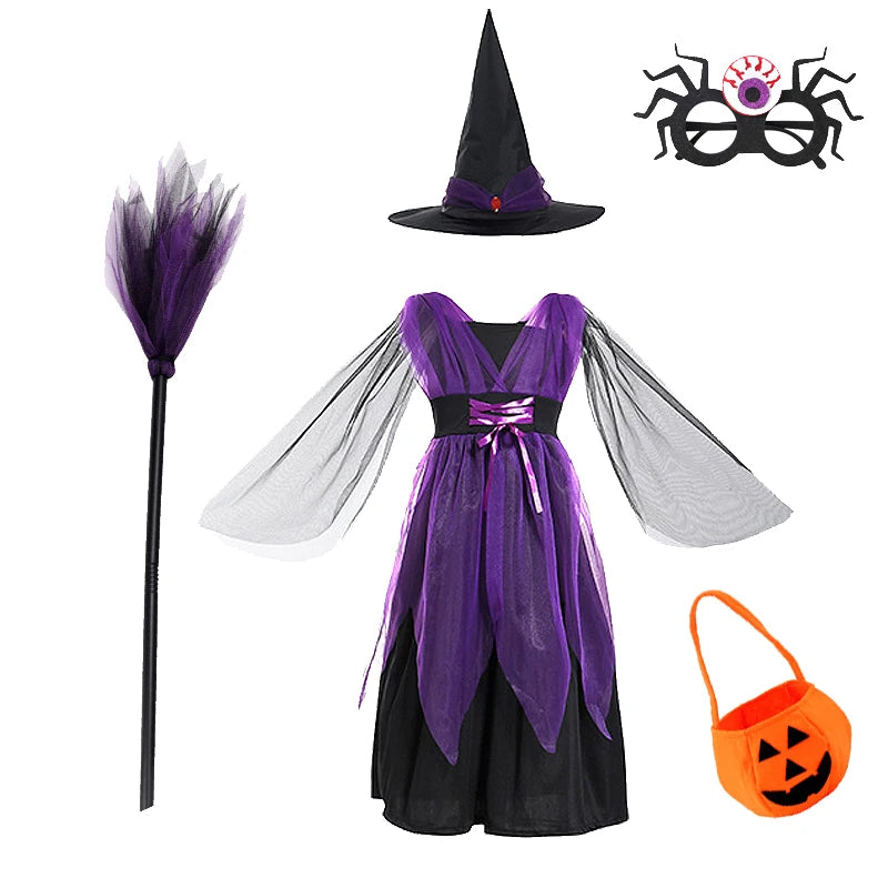 Girls' Gothic Vampire Halloween Dress