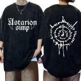 Astarion-Girl-Dinner-Graphic-T-Shirt-Baldurs-Gate-3-Fan-Gamer-Washed-T-Shirts-Women-Men