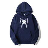 Fashion brand Men's Hoodie Casual Hoodie Sweatshirt Men's/Women's top Solid color printed spider hoodie sweatshirt