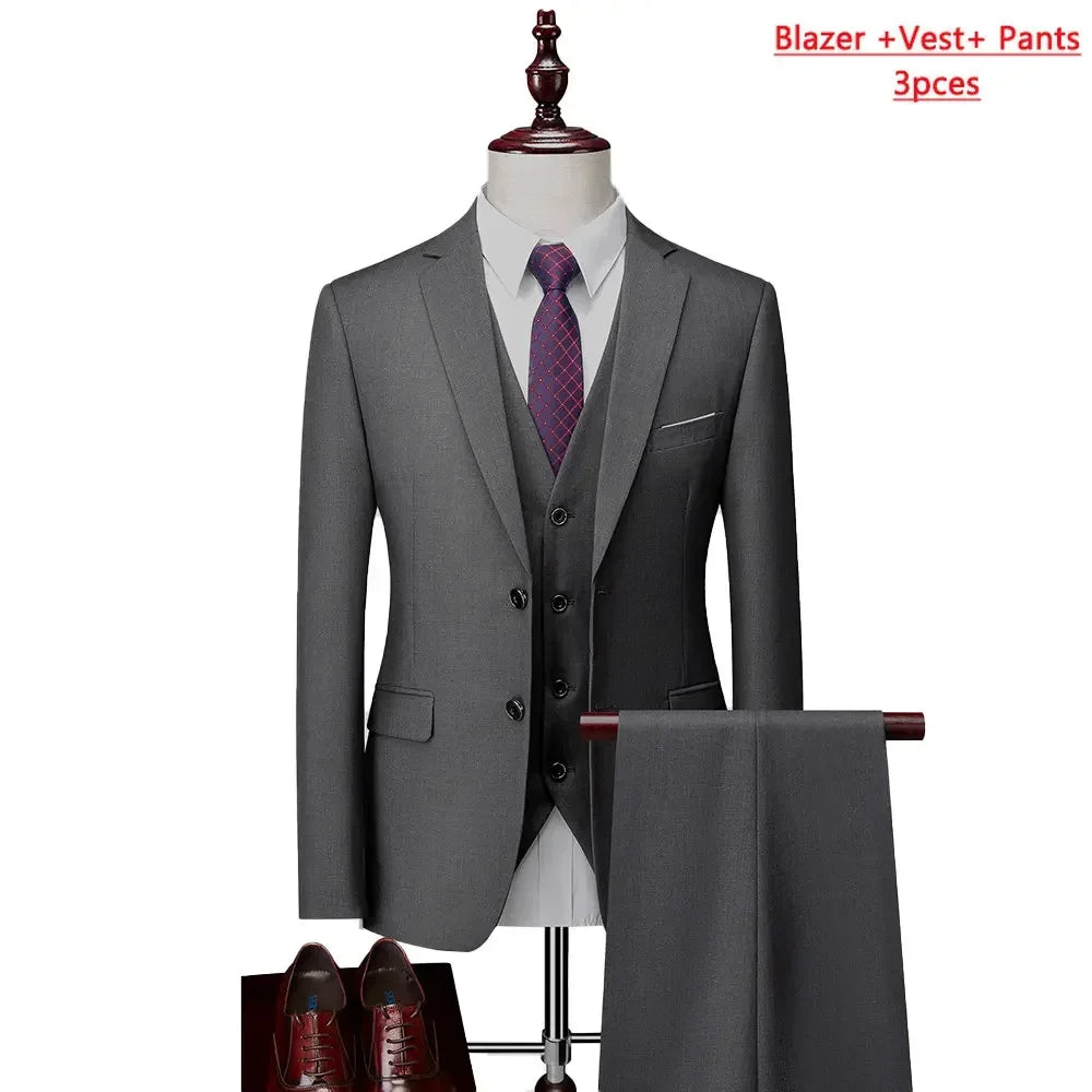 Men’s Premium 3-Piece Formal Suit Set
