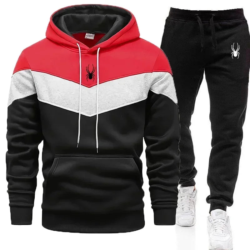 Men's Clothing Casual Sweatshirt Suit Sweatshirts Sports Tracksuit Jogging 4