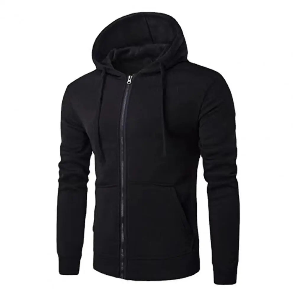 Autumn Men Sweatshirts Long Sleeve Jacket Hoodie Zipper Closure Jacket Male Hoodies Sweatshirt Slim Fit Male Clothing 5
