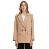 Autumn-and-spring-women-s-blazer-jacket-casual-solid-color-double-breasted-pocket-decorative-coat
