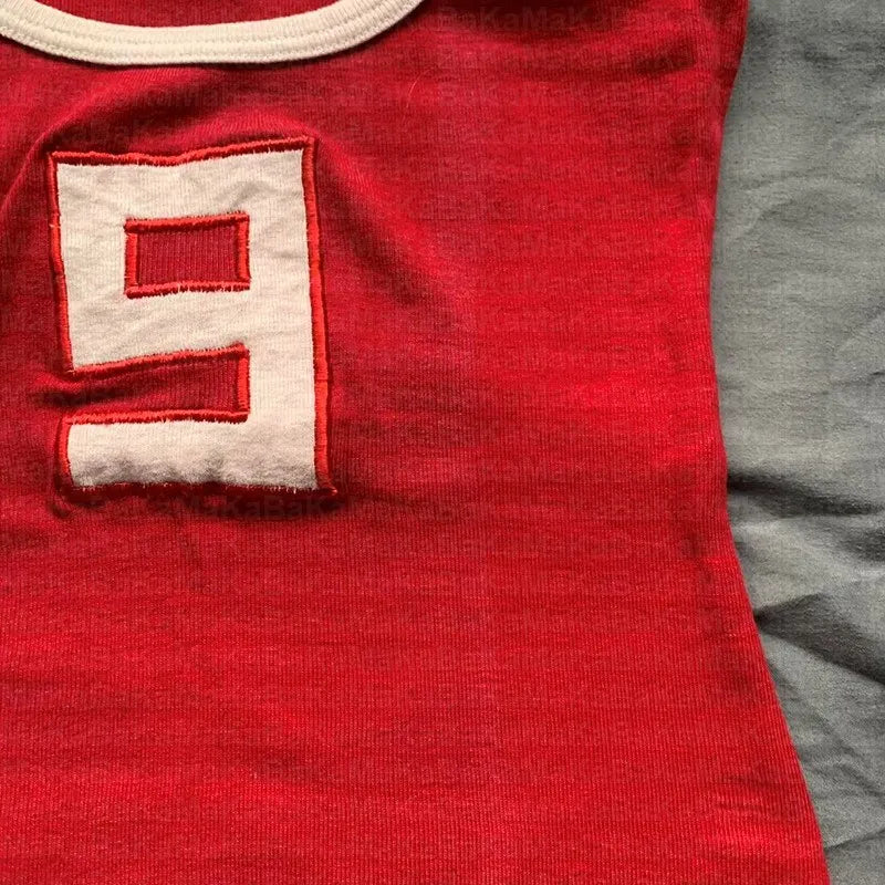 Y2k Clothes 90s Emo Punk Figure Graphics Embroidery Camisole Top Grunge Crop Top Vintage Gothic Women's Corset Tank Top Baby Tee 2