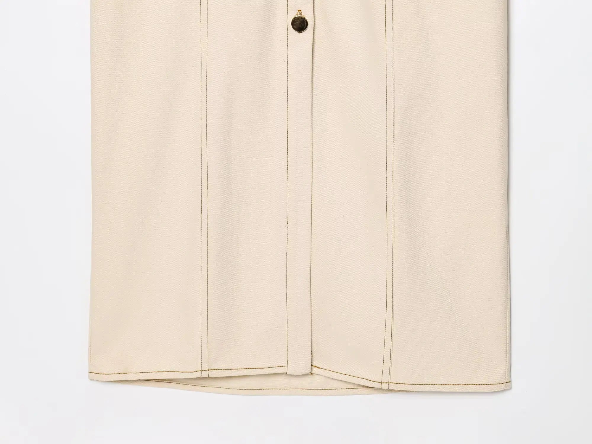 ETJ 2025 summer new  women's elegant fashion waist pleated V-neck short-sleeved temperament denim MIDI dress 5