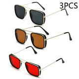 Retro Small Square Metal Sunglasses
