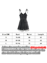 AltGoth Dark Gothic Elegant Dress Women Emo Alt Vintage Mesh Patchwork Lace Up High Waist Dress Y2k Harajuku Mall Goth Partywear 6