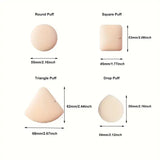 5pcs Portable Foundation Powder Puffs Drop Shape Beauty Makeup Sponge Blender Travel Women Makeup Tools 6