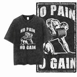 Acid-Washed Graphic Performance Tee