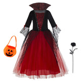 Girls' Gothic Vampire Halloween Dress