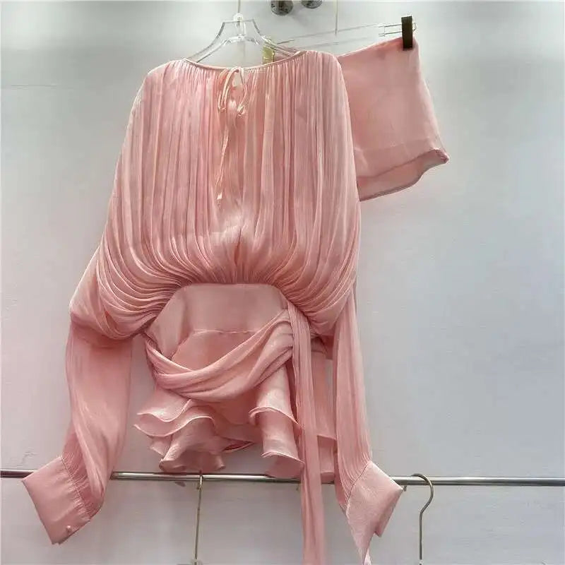 Women’s Sweet Style Lace-Up Mini Dress