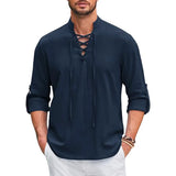 Men's Renaissance Shirt Long Sleeved Halloween Costume TheFashionFever 2