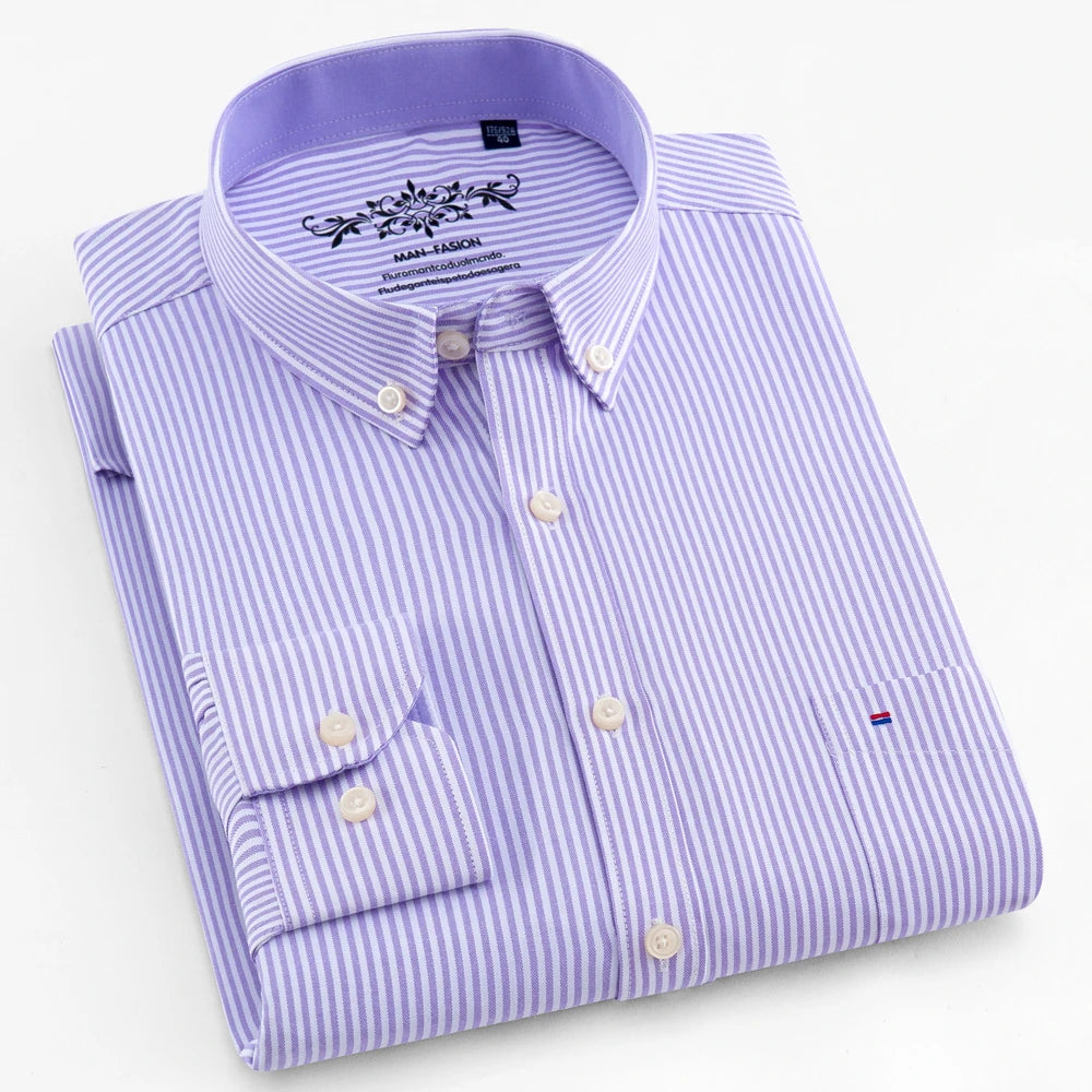 Men's Premium Cotton Blend Business Shirt