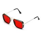 Fashion Retro Small Square Sunglasses - Korean Style Metal Frame UV Protection 4