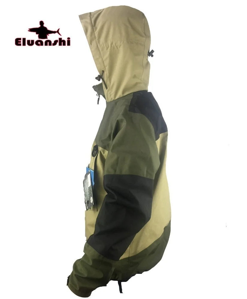 ELUANSHI Waterproof Breathable Fly Fishing Clothes Wader Jacket Wading clothing apparel 3