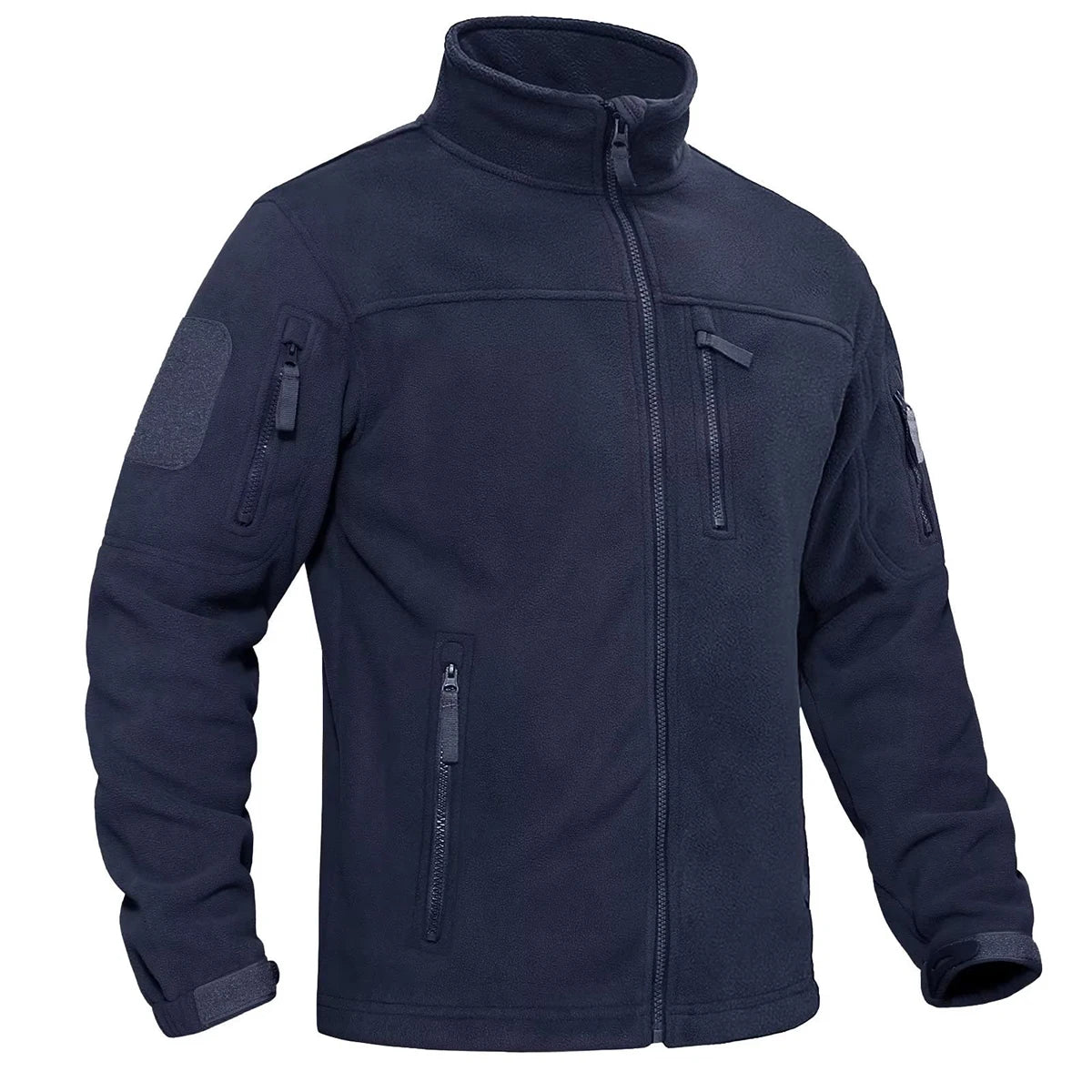 TACVASEN-Men-s-Fleece-Jacket-Soft-Warmth-Windproof-Full-Zip-Up-Coat-Multiple-Zipper-Pockets-Hiking