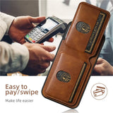 Luxury Wallet Phone Case Card Holder Leather Magnetic Pocket Cover For iPhone 16 15 14 13 12 11 Pro Max Plus XS XR 16ProMax 5
