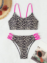 Leopard Print Micro Bikini 2025: Women's High Waist Brazilian Bandeau Bathing Suit 6
