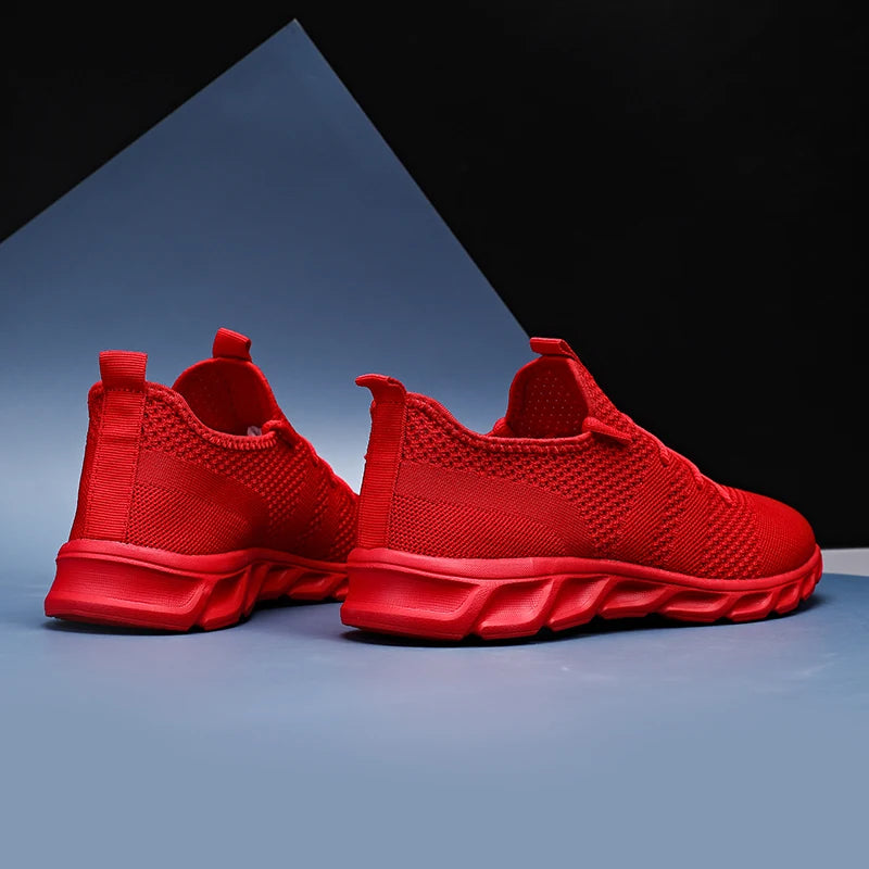 Men's casual sports shoes breathable summer light Soft sole comfort outdoor running shoes 2