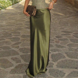 Elegant Women Summer Party Dresses Sets 2 Pieces Lace High Waist Lace Up Spaghetti Strap Top Satin Zipper Party Skirt Outfits