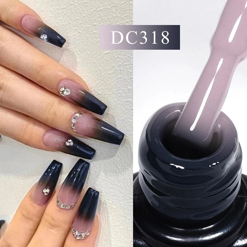 Mtssii Thermal Aurora Rubber Base Gel – Shimmering Temperature Color Change