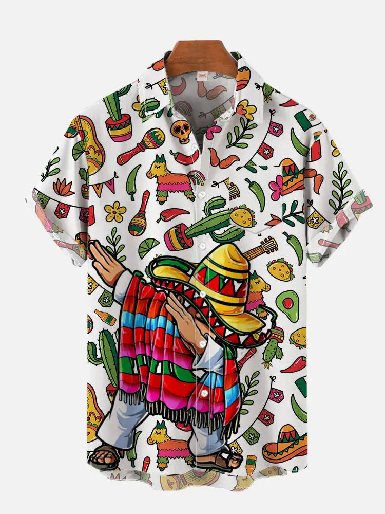 Mexican Graffiti Hawaiian Shirt