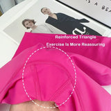 2024 New 2 Piece Yoga Set Breathable Fitness Suit Cross Back Yoga Tops Peach Butt Yoga Pants Pilates Running Fitness Suit 5