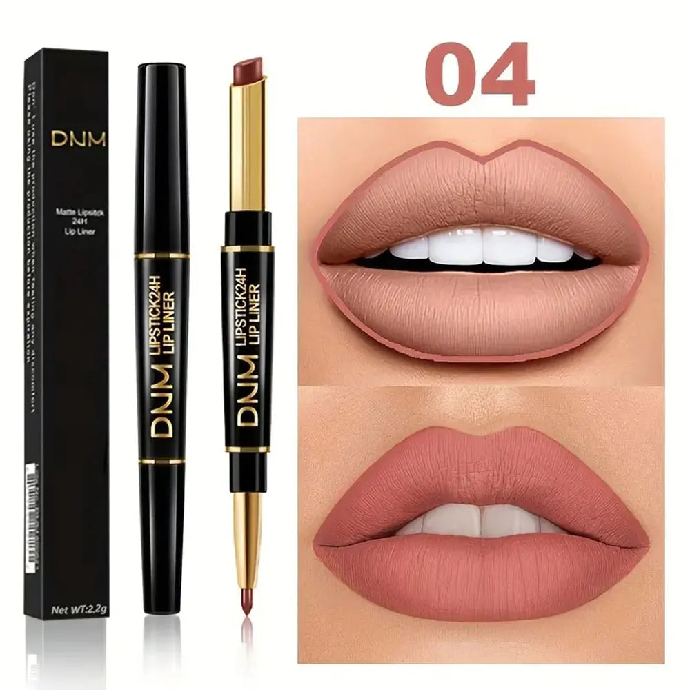 Double-Ended Long-Wear Lipstick & Liner