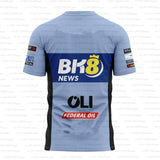 2025 Men's Women's Limited Edition Outdoor Sports Marc Mírquez Salute Design Breathable Leisure Retro Racing T-shirt O Neck Top 4