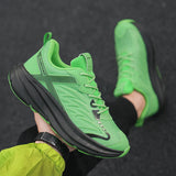 Men's Comfortable Casual Sneakers, Soft and Comfortable Upper, Fabric Lining with Cloth Insole, Breathable Lace-Up Round-Toe Sneakers for All Seasons, Sporty Style 4