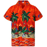 Hawaiian palm trees 3D Print Men Shirt 6