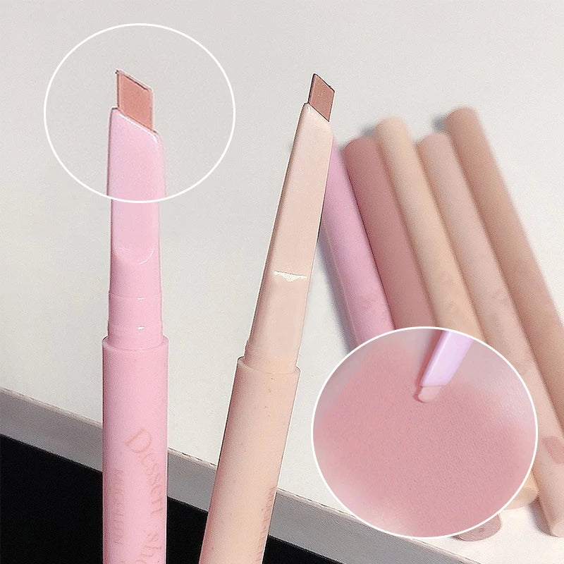 Dessert Lip Liner Automatic rotating waterproof lasting no color outline lip lipstick pen 4