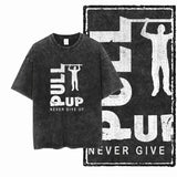 Acid-Washed Graphic Performance Tee