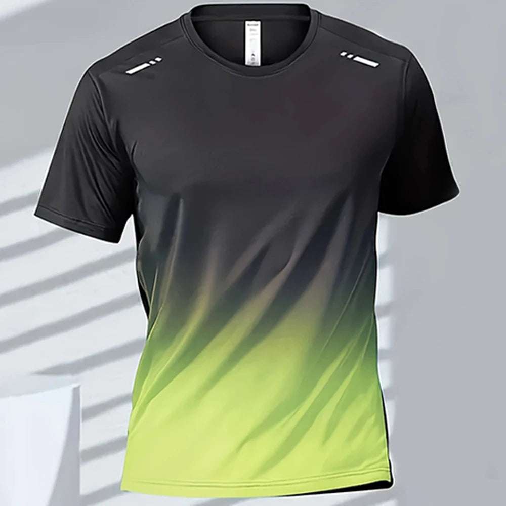 Men's Gradient Quick-Dry Sports Tee
