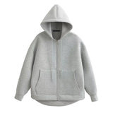 Unisex Oversized Winter Zipper Hoodie