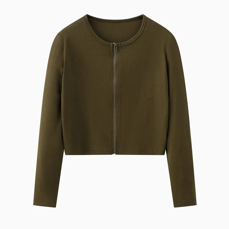 AS-woman-clothes-zipper-cardigan-Maxi-Length-long-dress-nature-fiber-brand-ribbing-fabric-clothing-Ship