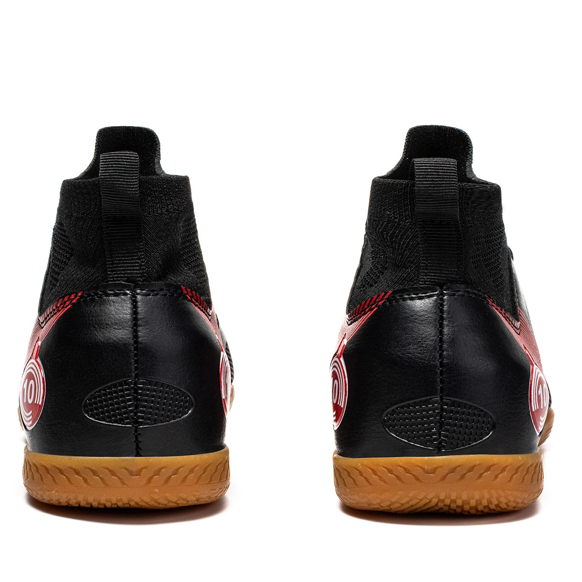 Men's Sports IC Indoor Flat Bottomed Football Shoes Adult High-Tops Wear Resisting Training Shoes Teenagers Non Slip Shoes 6