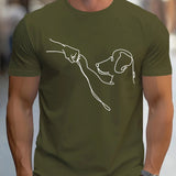 Funny Dog Print Cotton T-Shirt