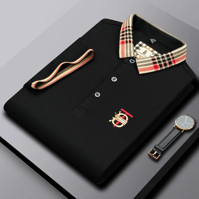 Exquisite Embroidery Casual Cotton Polo Shirt TheFashionFever 5