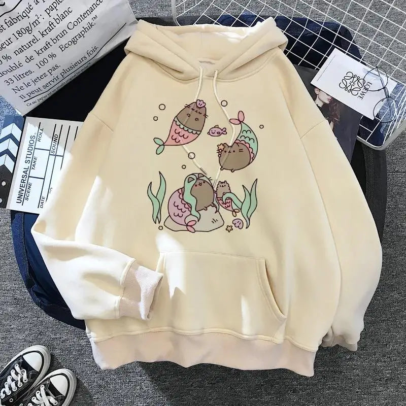 Kawaii Cat Ears Oversized Hoodie